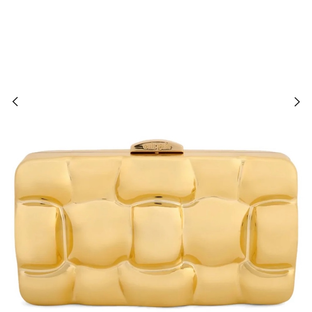 Cult Gaia Gold Clutch